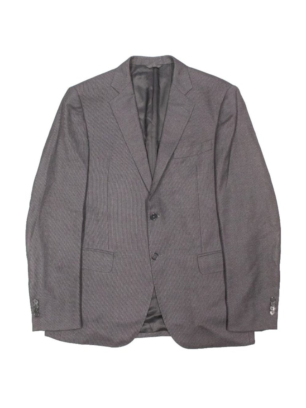 Tombolini Blazer Harry Rosen Wool Sport Coat Made in Italy Nailhead Grey 42R